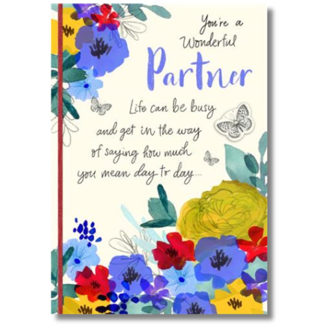 Hallmark You're A Wonderful Partner - Greeting Card