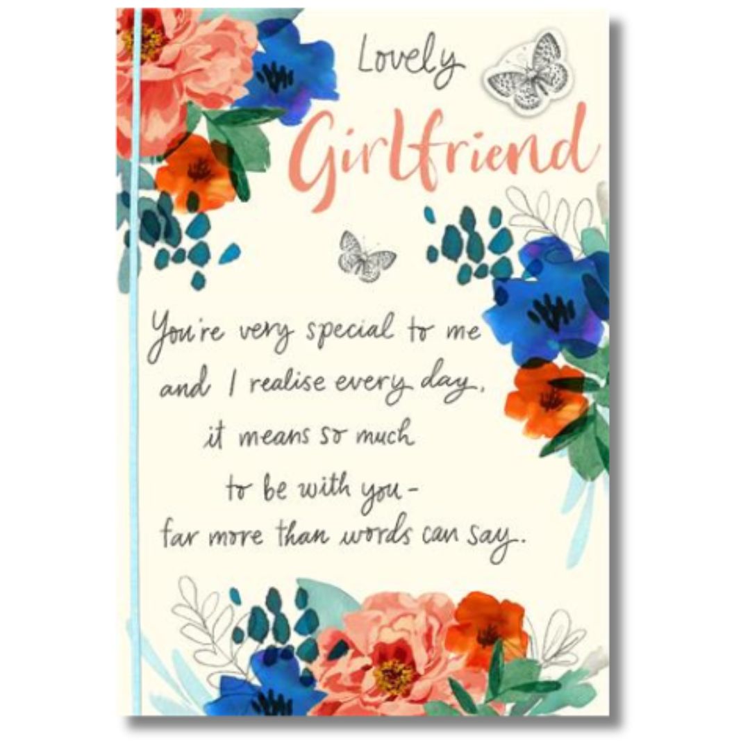 Hallmark Lovely Girlfriend - Greeting Card