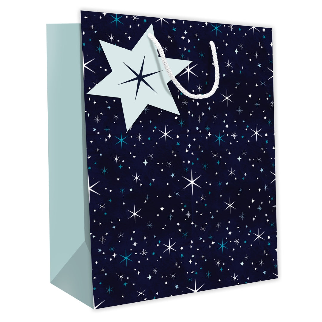 Hallmark Christmas Bag Small 24 x 20cm - Stars
