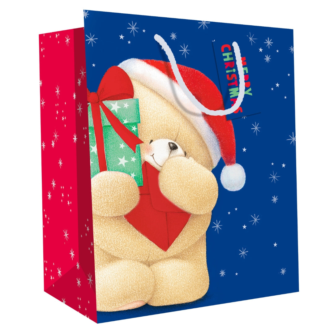 Hallmark Christmas Bag Small 24 x 20cm - Forever Friends