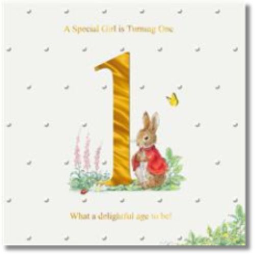 Hallmark A Special Girl Is Turning 1 Birthday - Greeting Card