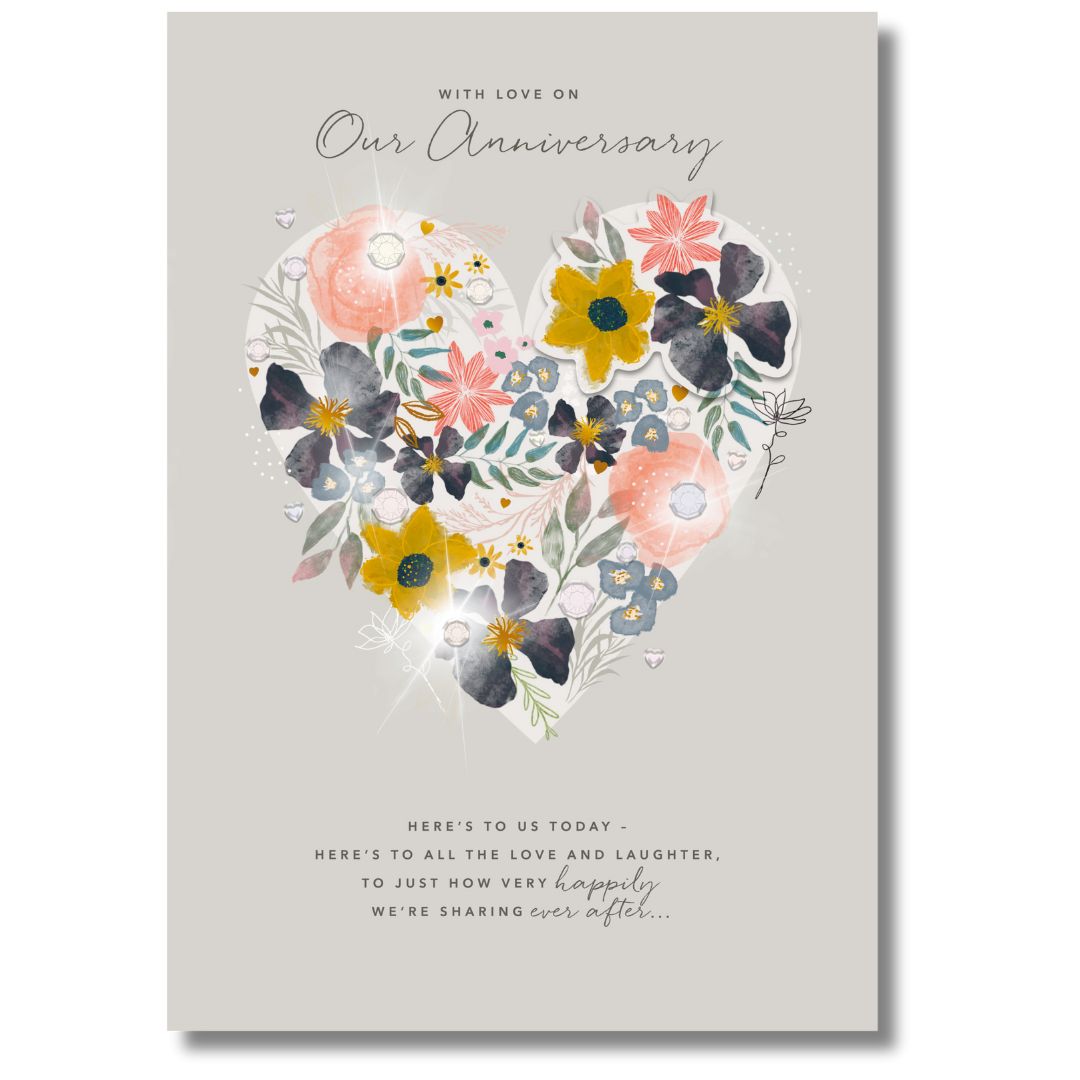 Hallmark With Love On Our Anniversary Greeting Card