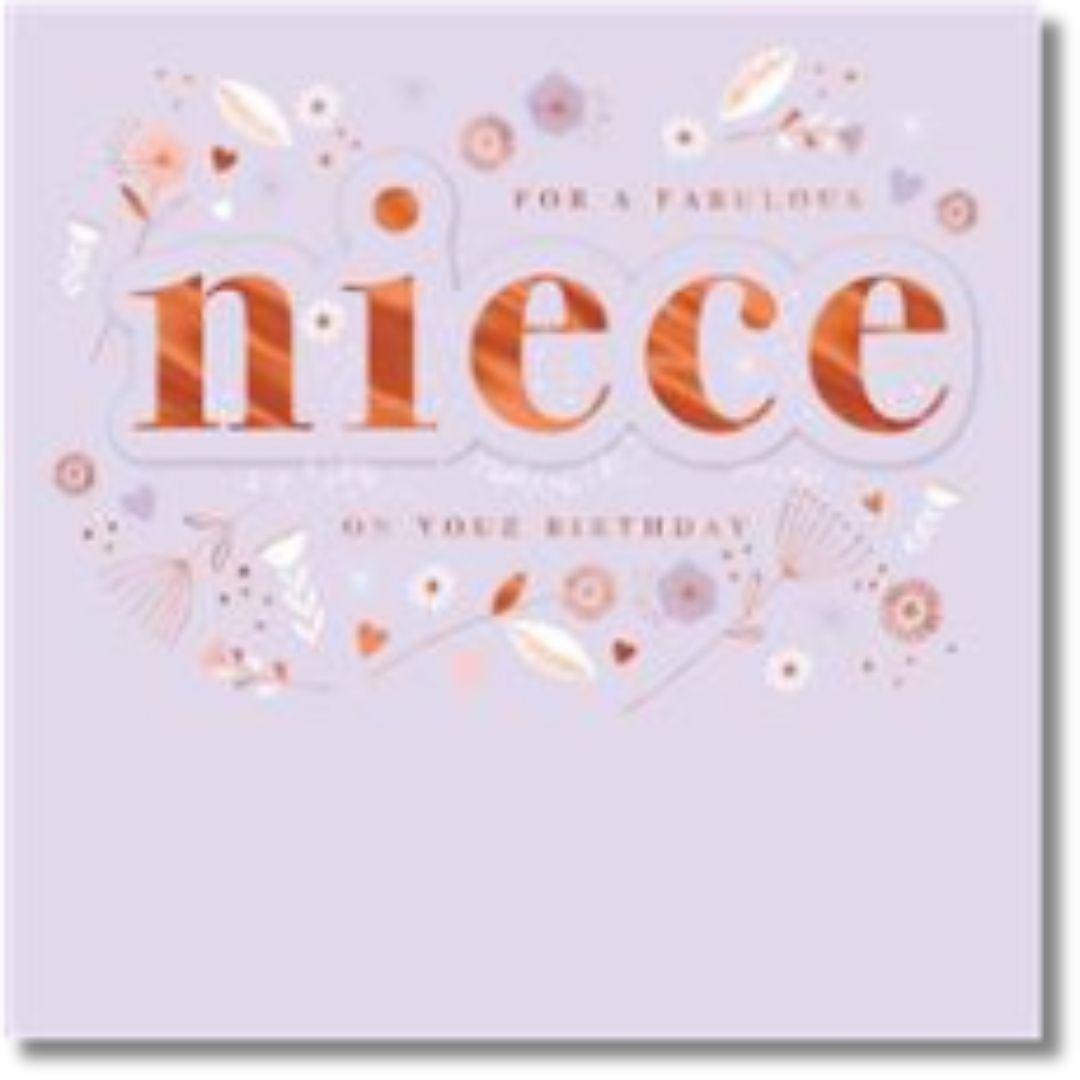 Hallmark For A Fabulous Niece On Your Birthday - Greeting Card