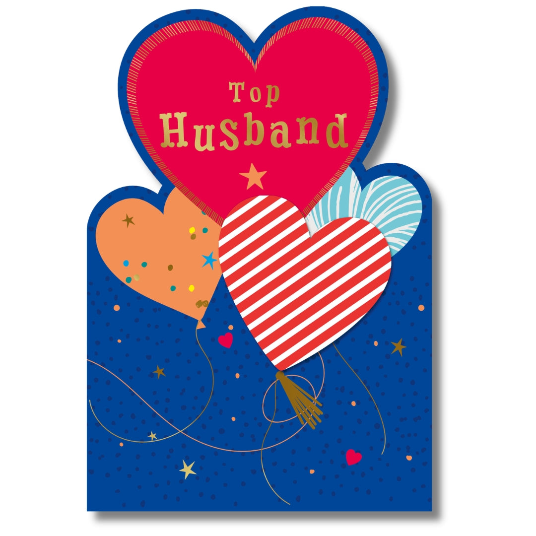 Hallmark Top Husband Birthday - Greeting Card