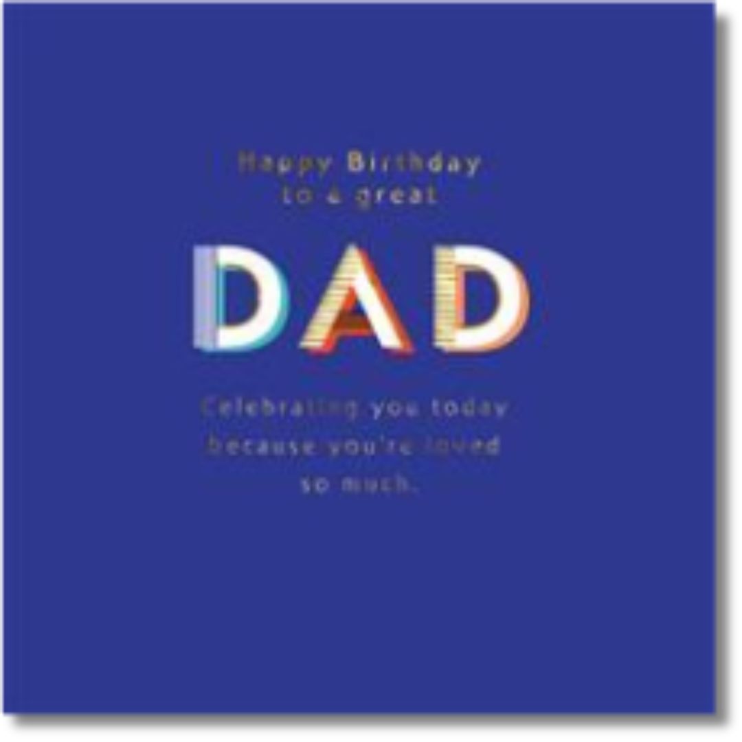 Hallmark Happy Birthday To A Great Dad - Greeting Card