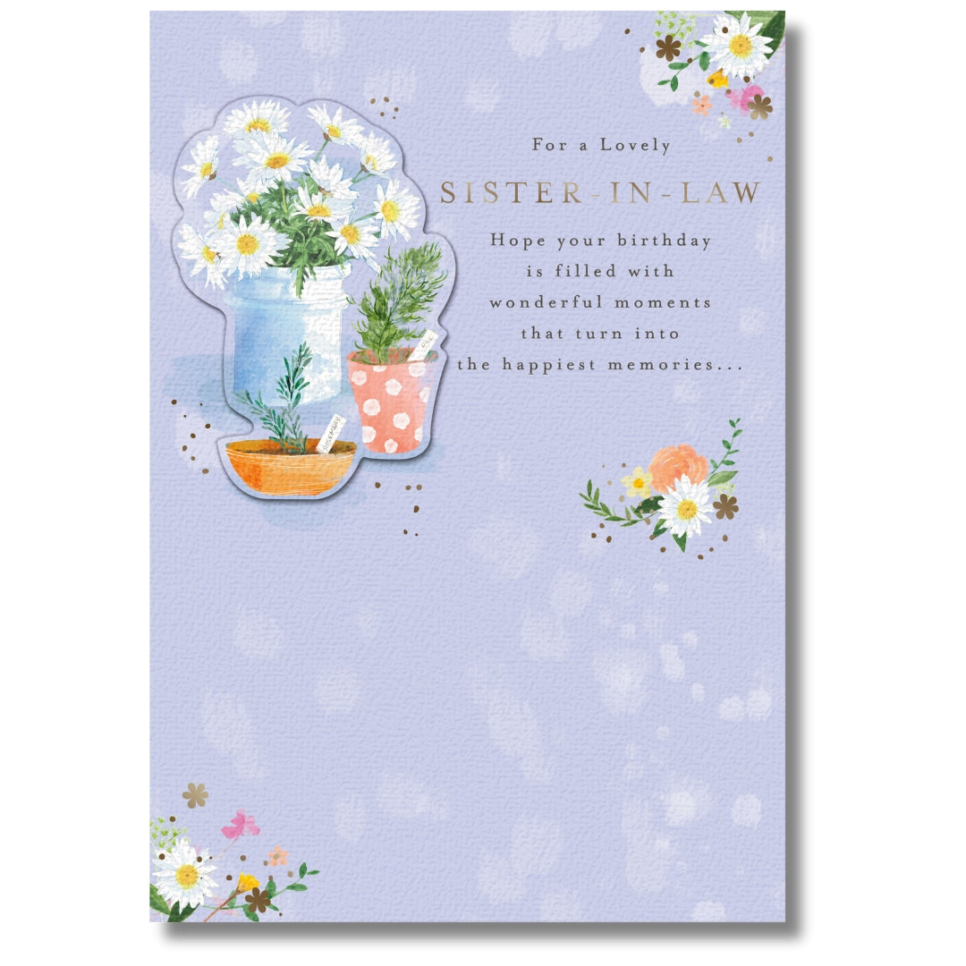 Hallmark For A Lovely Sister-In-Law Birthday - Greeting Card