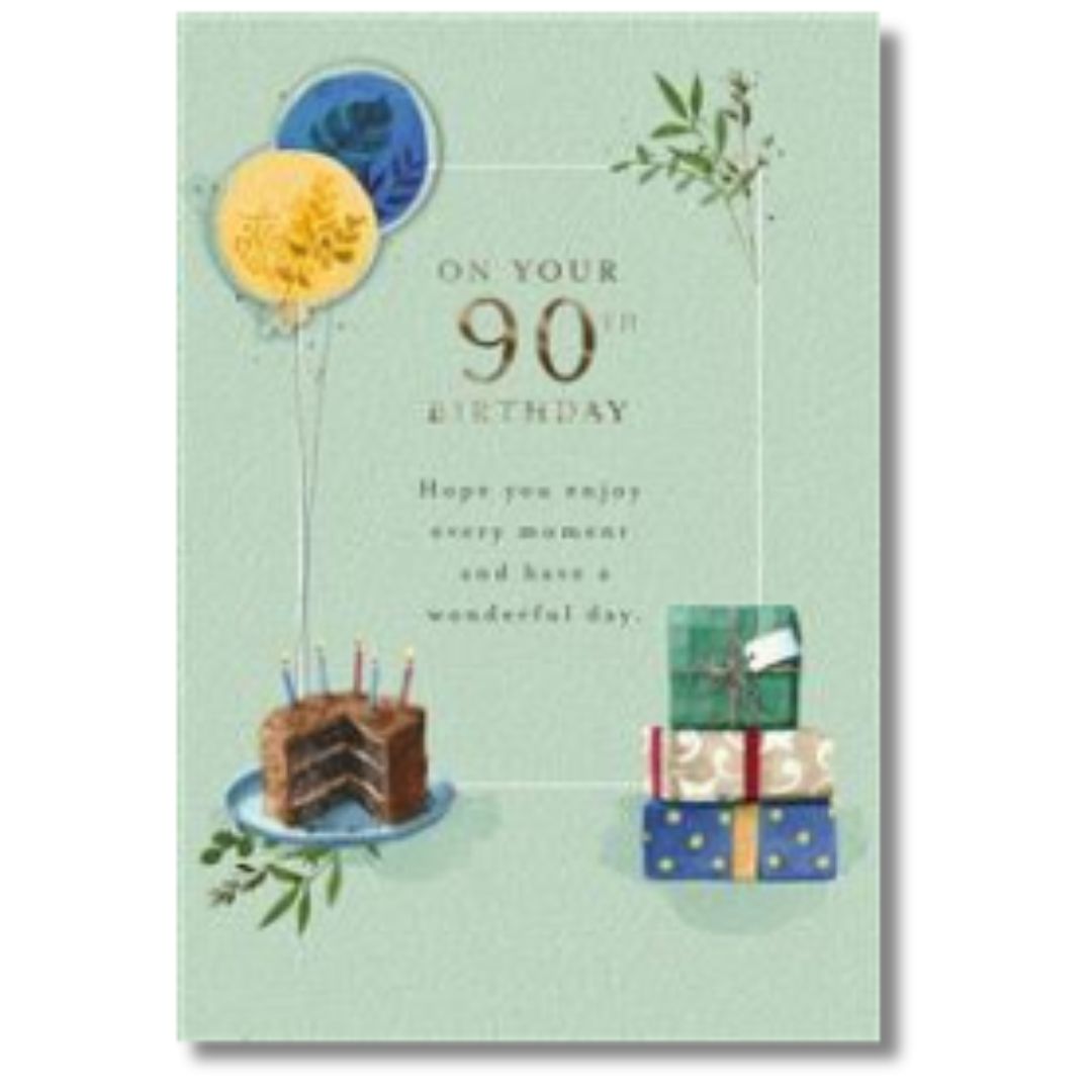 Hallmark On Your 90th Birthday - Greeting Card