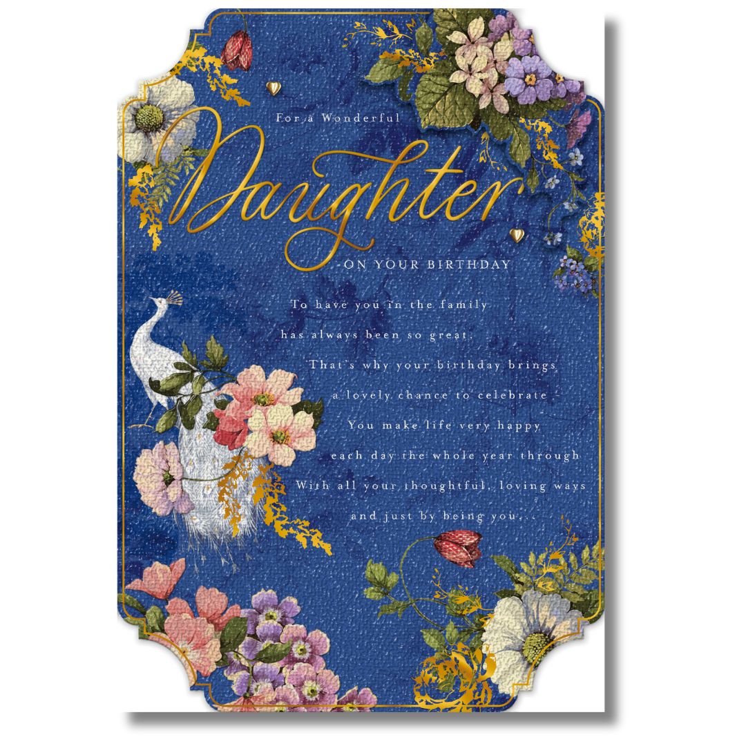 Hallmark For A Wonderful Daughter Birthday Card