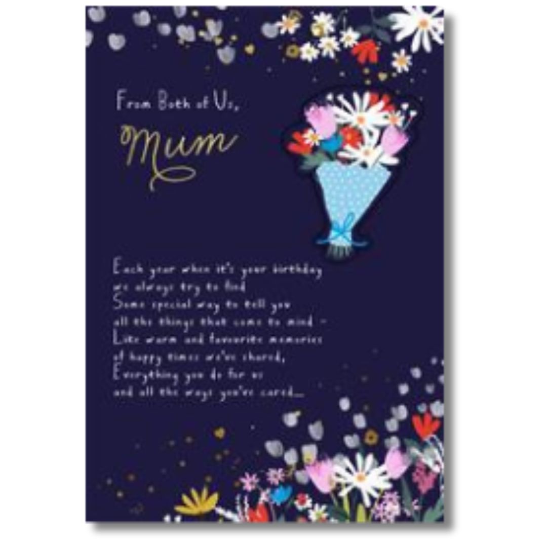Hallmark From Both Of Us, Mum Birthday - Greeting Card