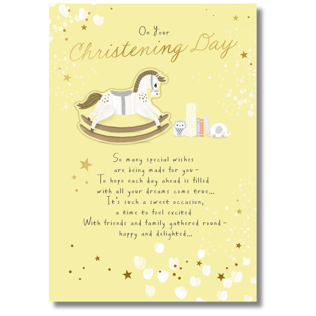 Hallmark On Your Christening Day - Greeting Card