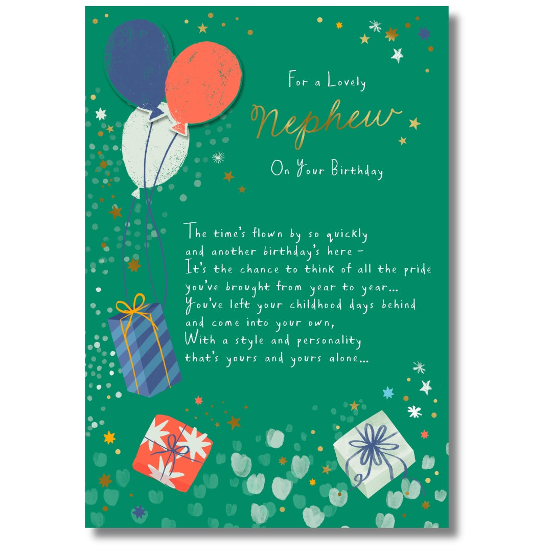 Hallmark For A Lovely Nephew On Your Birthday - Greeting Card
