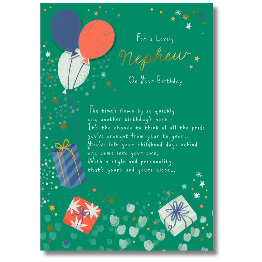 Hallmark For A Lovely Nephew On Your Birthday - Greeting Card