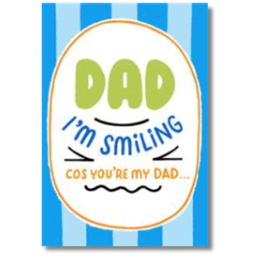 Hallmark Dad I'm Smiling Cos You're My Dad... Birthday - Greeting Card