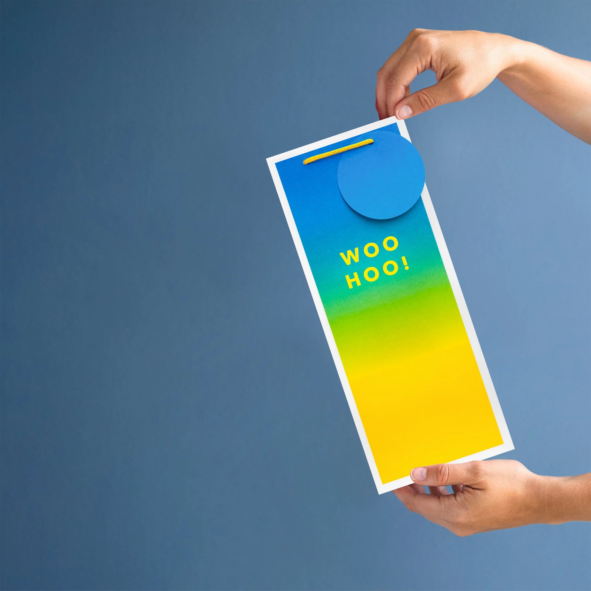 Hallmark Gift Bottle Bag 32.5 x 13cm - Woo Hoo!