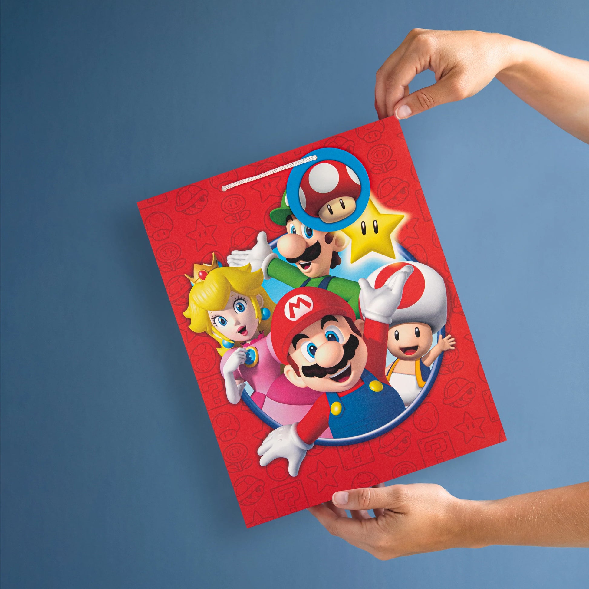 Hallmark Gift Bag Medium 33 x 26.5cm - Super Mario