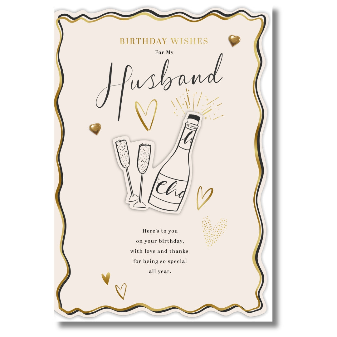 Hallmark Birthday Wishes For My Husband - Greeting Card