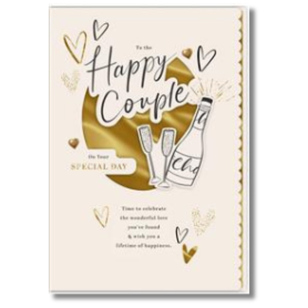 Hallmark To The Happy Couple On Your Special Day - Greeting Card