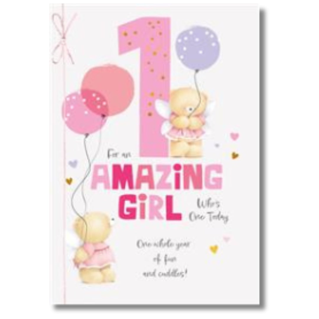 Hallmark 1 For An Amazing Girl Birthday - Greeting Card