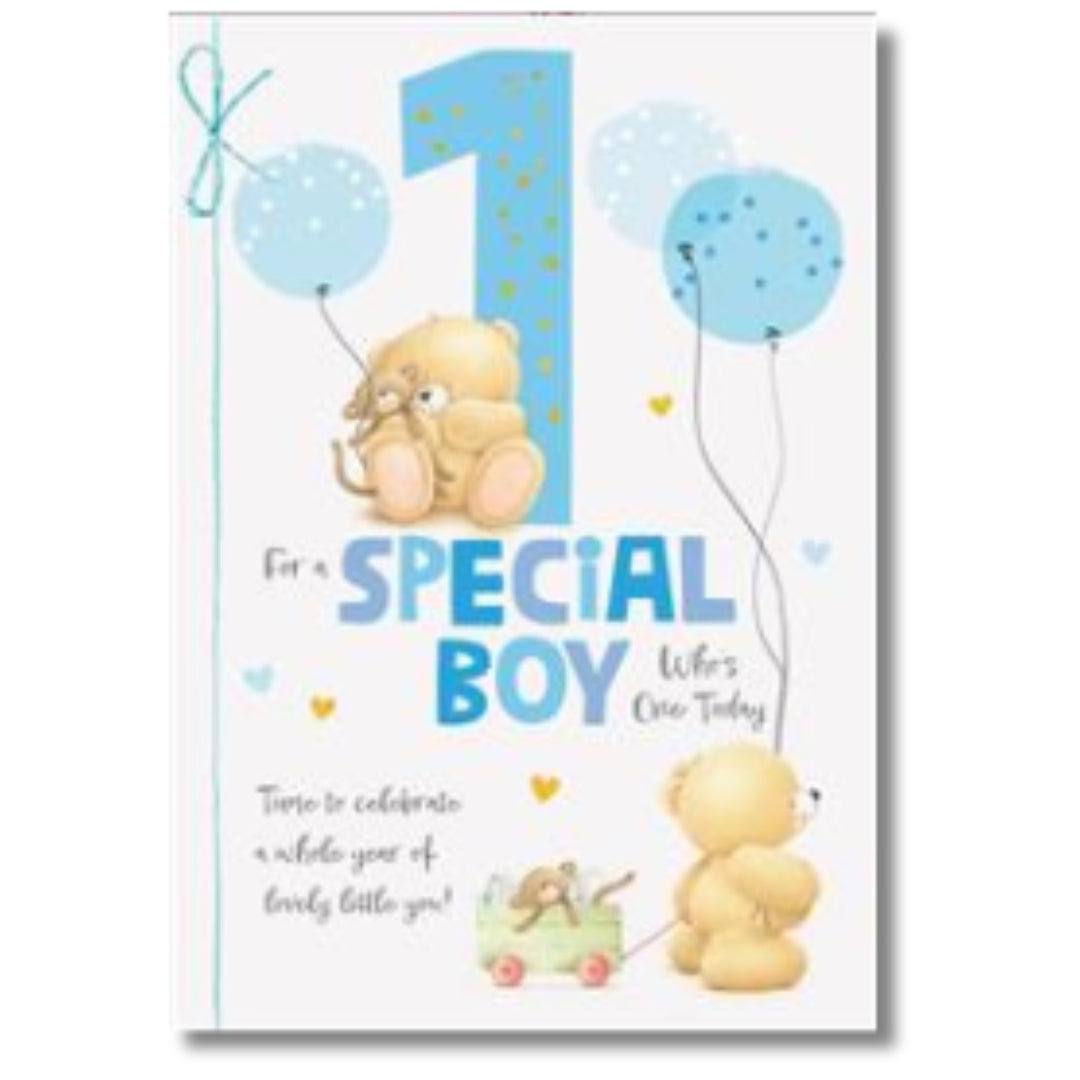 Hallmark 1 For A Special Boy Birthday - Greeting Card