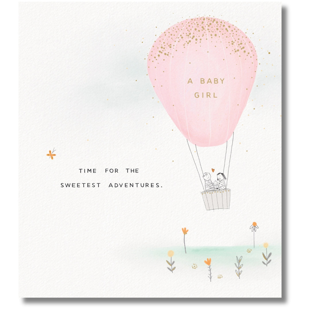 Hallmark A Baby Girl - Greeting Card