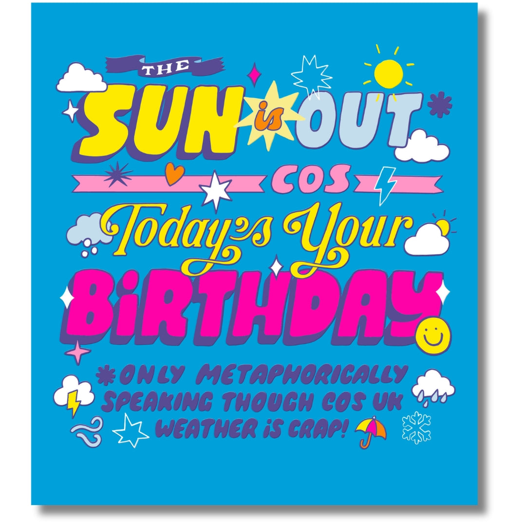 Hallmark Today's Your Birthday - Greeting Card