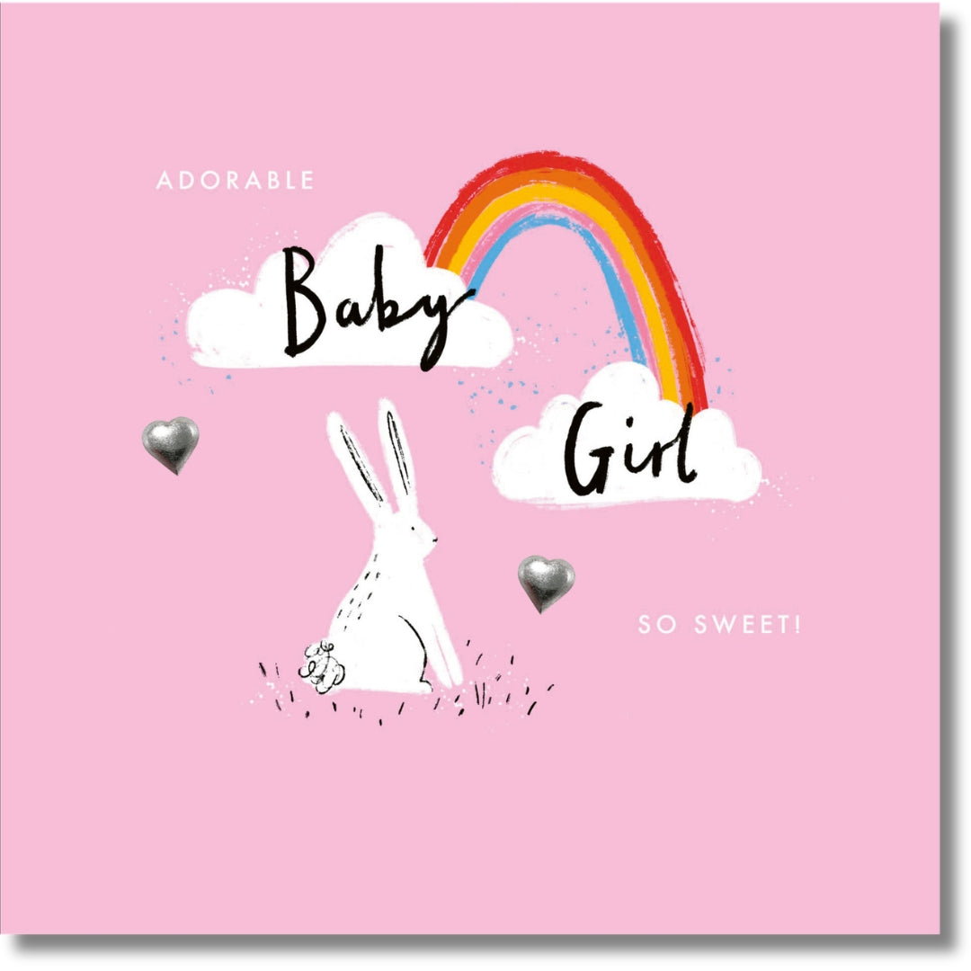 Hallmark Adorable Baby Girl So Sweet! - Greeting Card