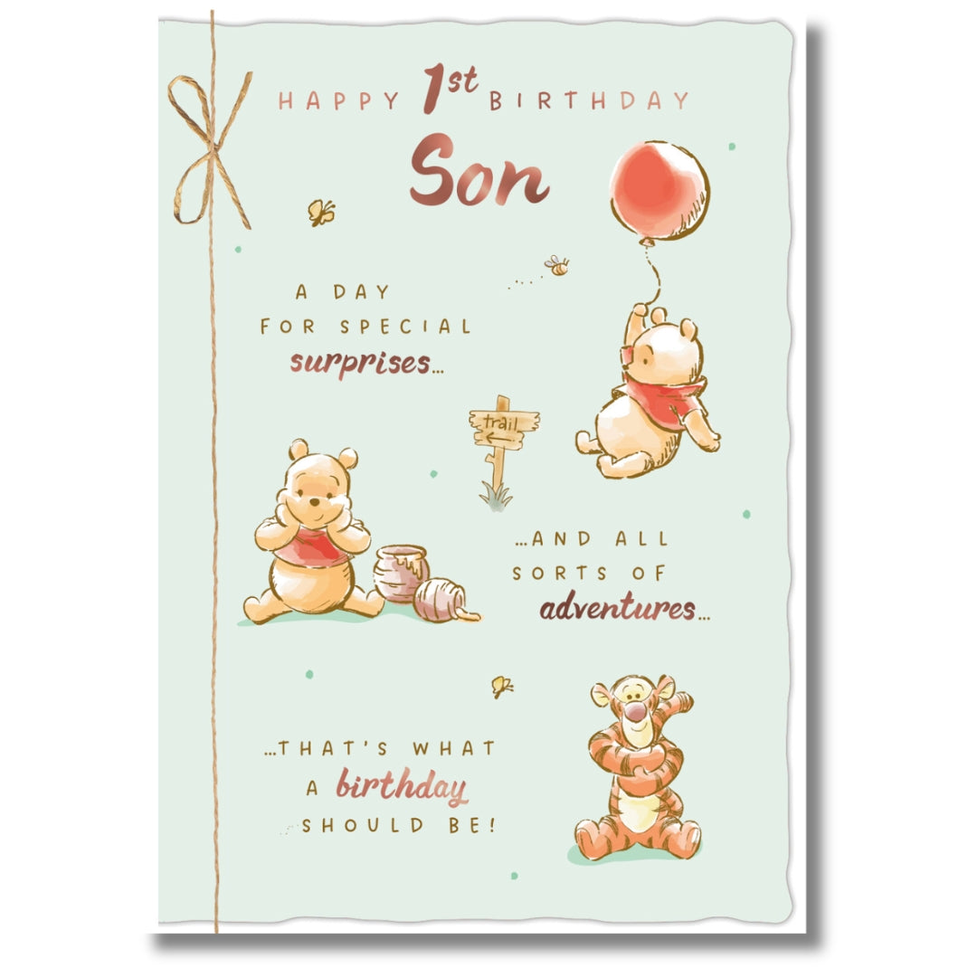 Hallmark Happy 1st Birthday Son - Greeting Card