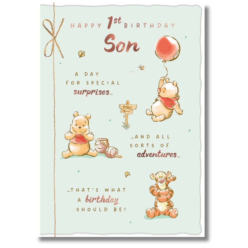 Hallmark Happy 1st Birthday Son - Greeting Card