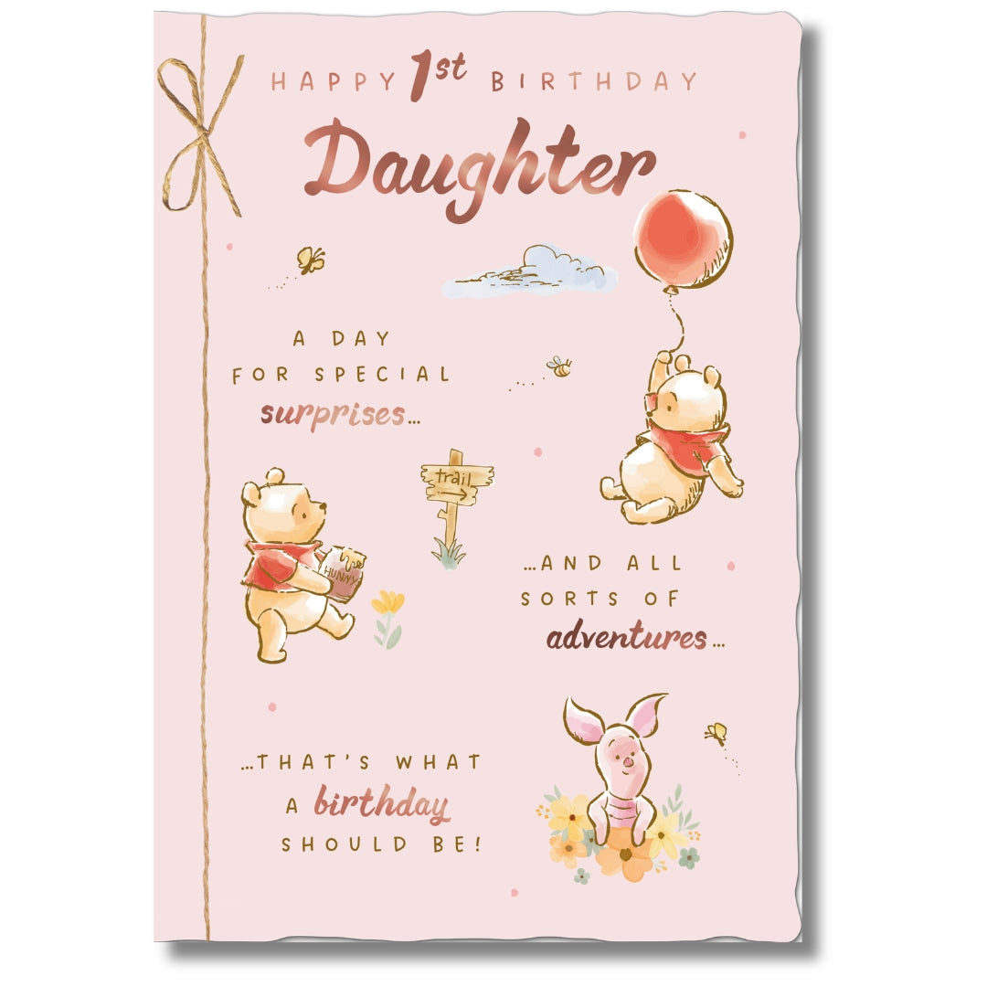 Hallmark Happy 1st Birthday Daughter - Greeting Card