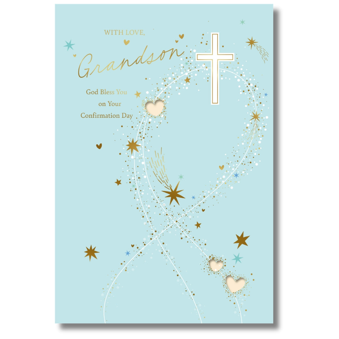 Hallmark With Love, Grandson Confirmation Day - Greeting Card