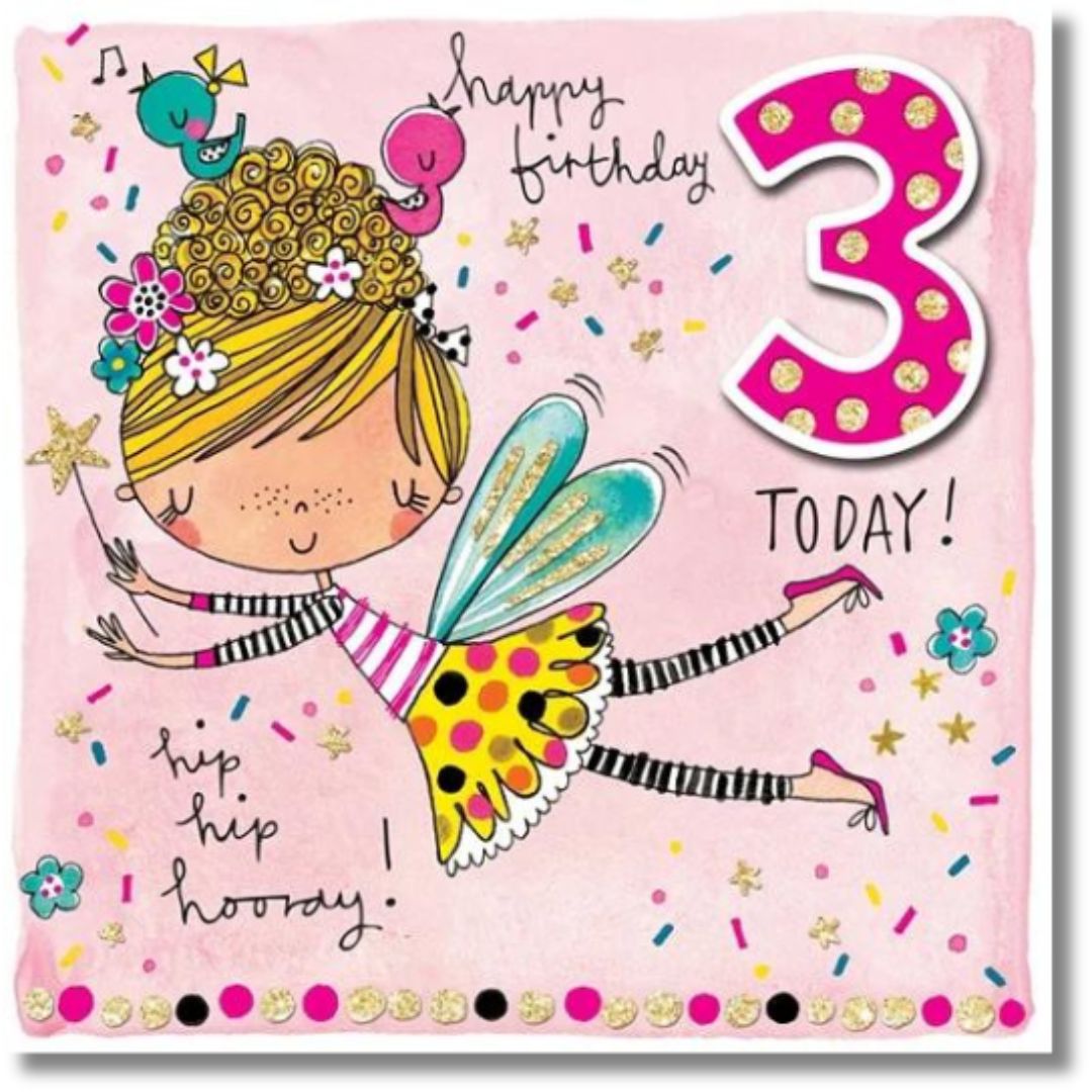 Rachel Ellen Happy Birtday 3 - Greeting Card