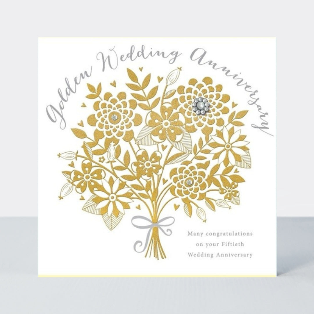 Rachel Ellen Golden Wedding Anniversary - Greeting Card