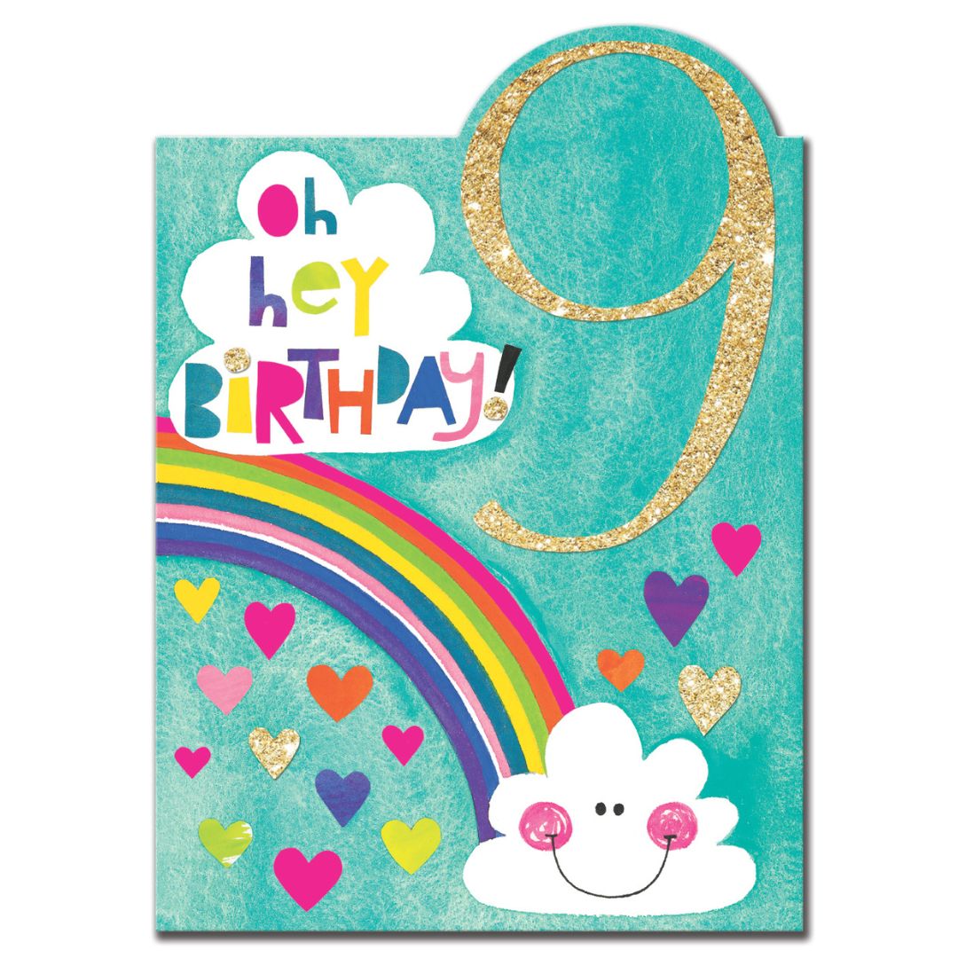 R.E. 9 Oh Hey Birthday - Greeting Card