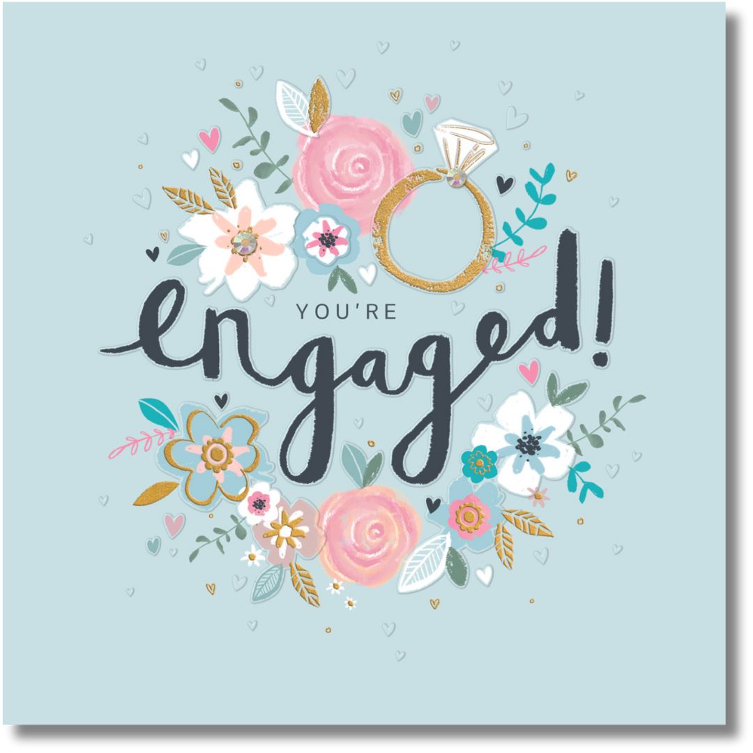 You're Engaged Greeting Card