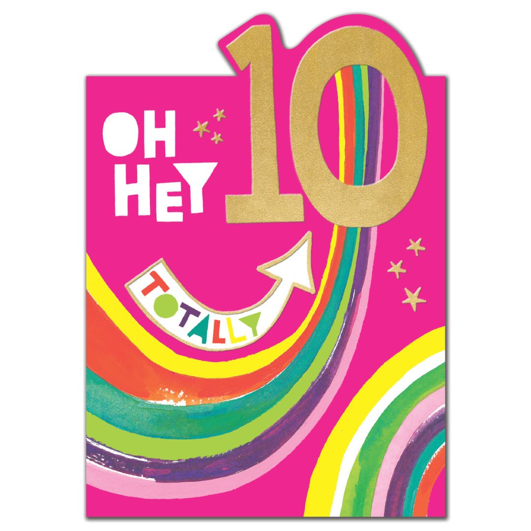 R.E. 10 Oh Hey Totally - Greeting Card