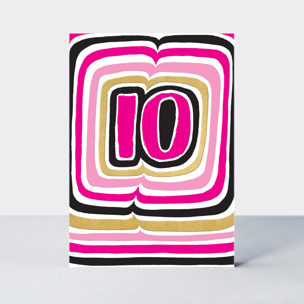 Rachel Ellen 10 Birthday - Greeting Card