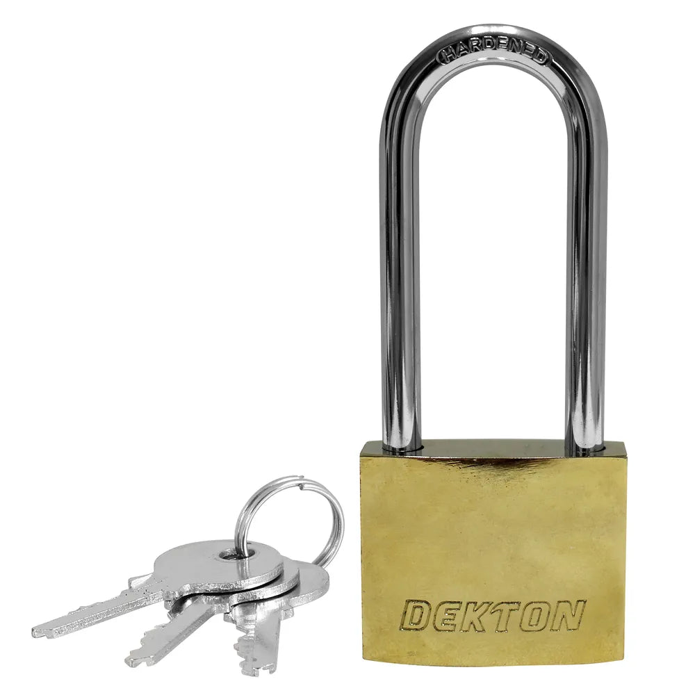 Dekton - Titanium Plated High Security Padlock With 3 Keys - 40mm