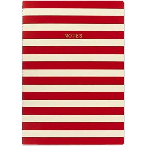 A4 Colourblock Notebook Red/White