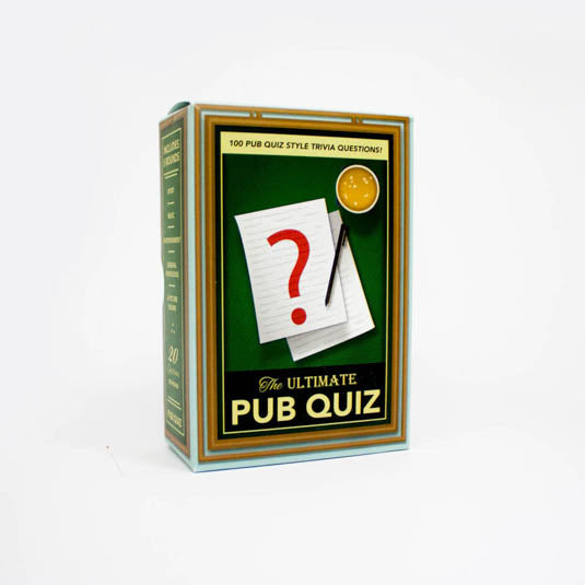 The Ultimate Pub Quiz Trivia Cards