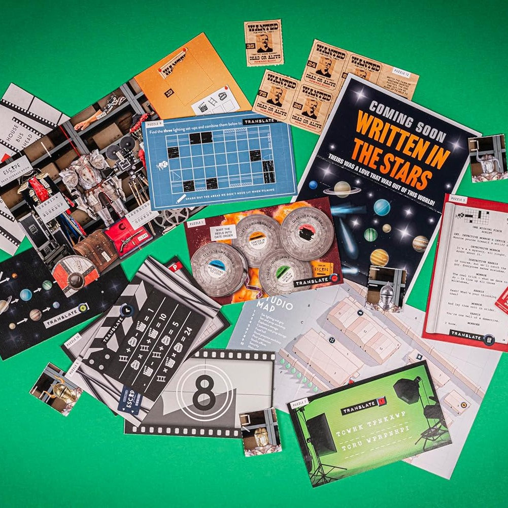 Professor Puzzle - Escape From The Movie Studio - Escape Room Game