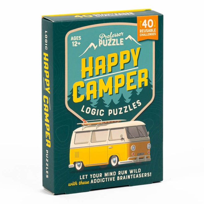 Professor Puzzle - Happy Camper - Logic Puzzles Card Game