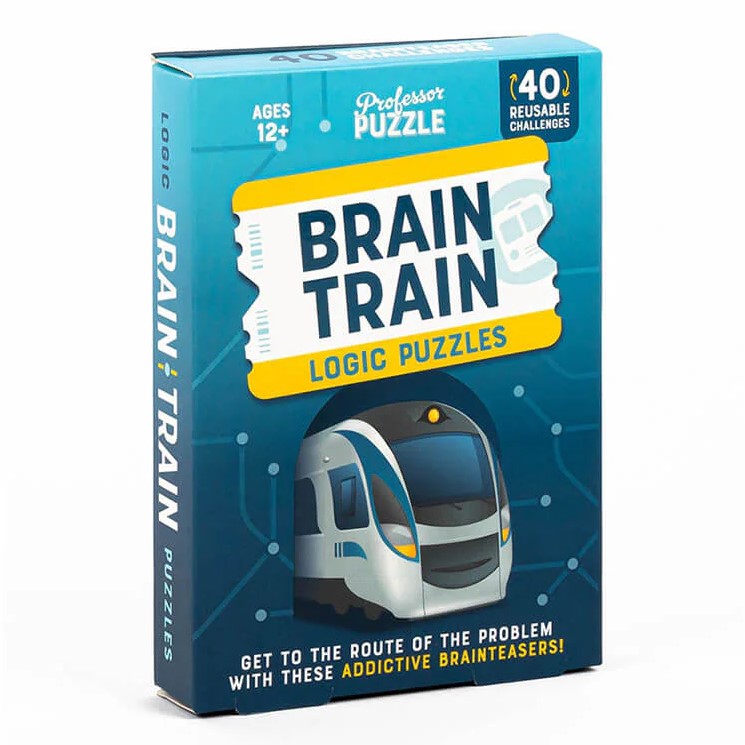 Professor Puzzle - Brain Train - Logic Puzzles Card Game