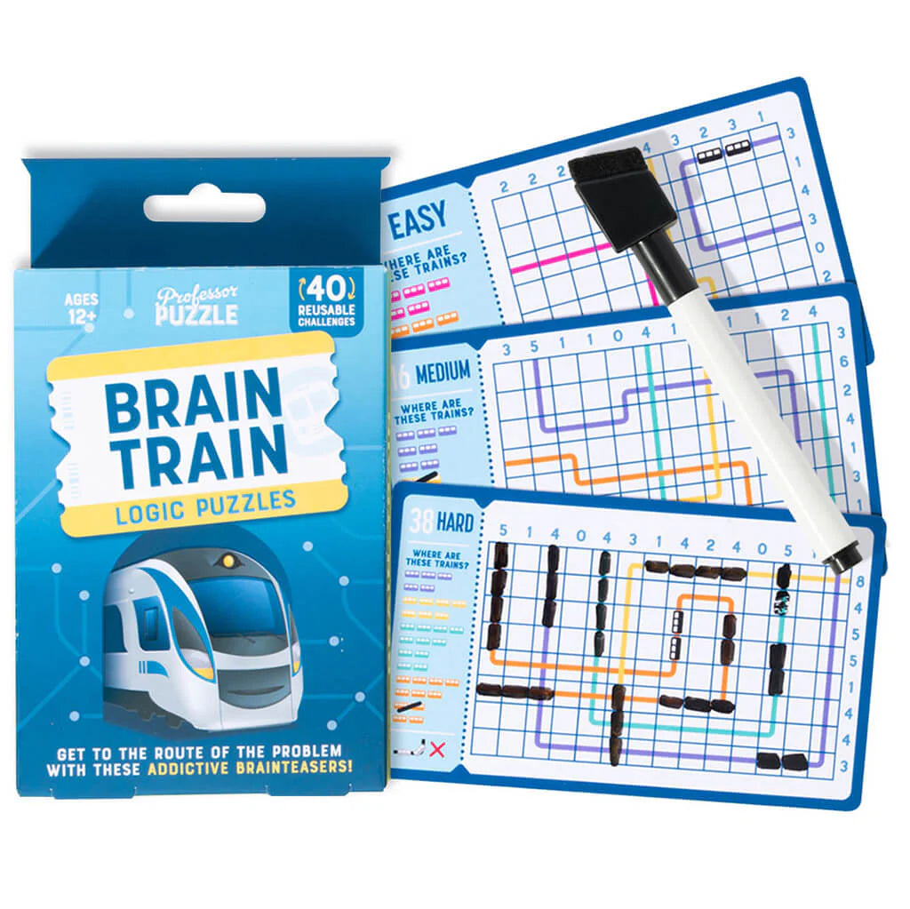 Professor Puzzle - Brain Train - Logic Puzzles Card Game