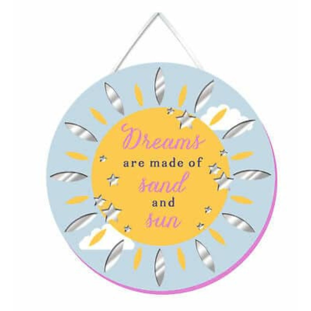 More Than Words Mirror Plaque 12 x 12cm - Dreams Are Made Of