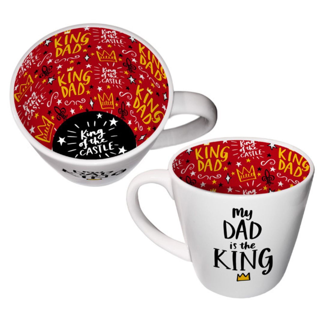 Inside Out Ceramic Mug With Gift Box - My Dad Is The King