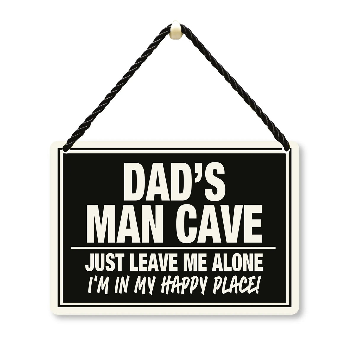Hang-Ups! Hanging Tin Plaques 11.5 x 16.5cm - Dad's Man Cave