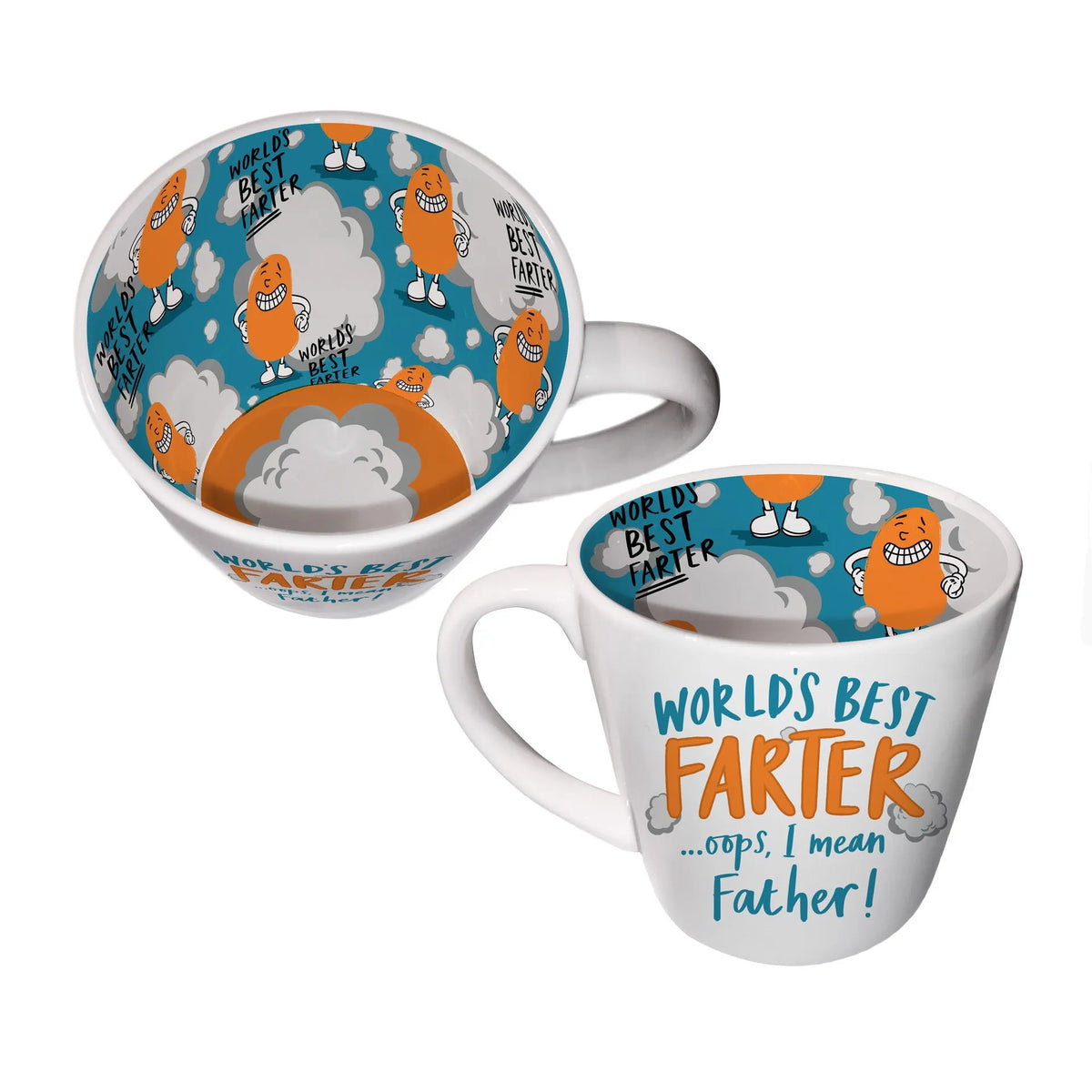 Inside Out Ceramic Mug With Gift Box - World’s Best Father