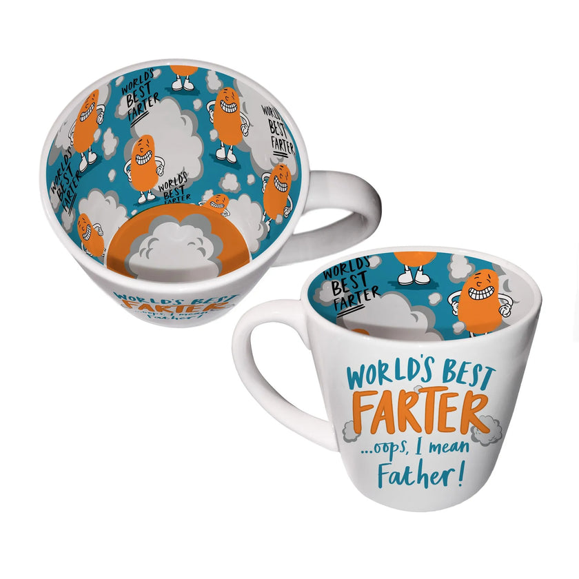 Inside Out Ceramic Mug With Gift Box - World’s Best Father