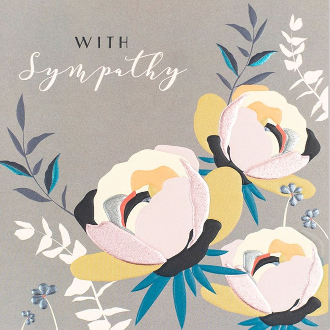 With Sympathy' Greeting Card