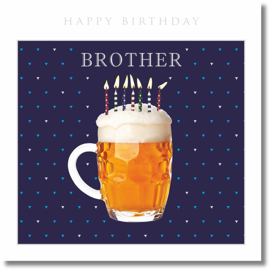 Tracks Happy Birthday Brother - Greeting Card